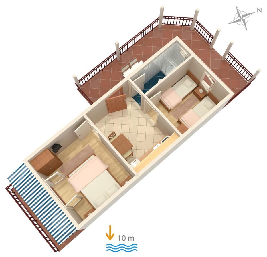 Apartment Zarace - Gdinj 4598A Bagian luar foto